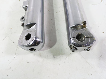 2003 Harley Softail FXSTDI Deuce 100th Front Fork Lower Chrome Leg Set 46068-00 {{ shop.shopifyCountryName }} - Mototech271