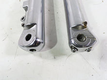 Load image into Gallery viewer, 2003 Harley Softail FXSTDI Deuce 100th Front Fork Lower Chrome Leg Set 46068-00 | Mototech271
