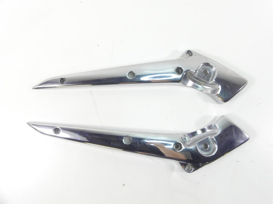 2003 Honda VTX1300 S Rear Chrome Fender Frame Struts Braces Set 77330-MCV-000 {{ shop.shopifyCountryName }} - Mototech271