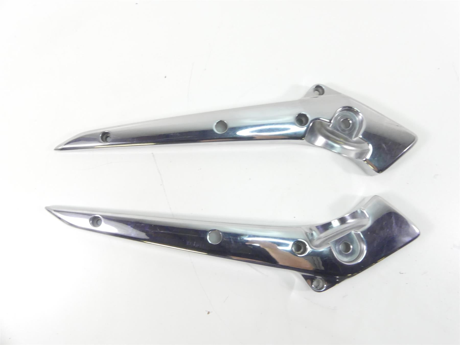 2003 Honda VTX1300 S Rear Chrome Fender Frame Struts Braces Set 77330-MCV-000 | Mototech271