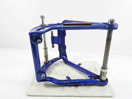 2009 Harley FXCWC Softail Rocker C Swingarm Swing Arm Flame Blue Pearl 47694-09 {{ shop.shopifyCountryName }} - Mototech271