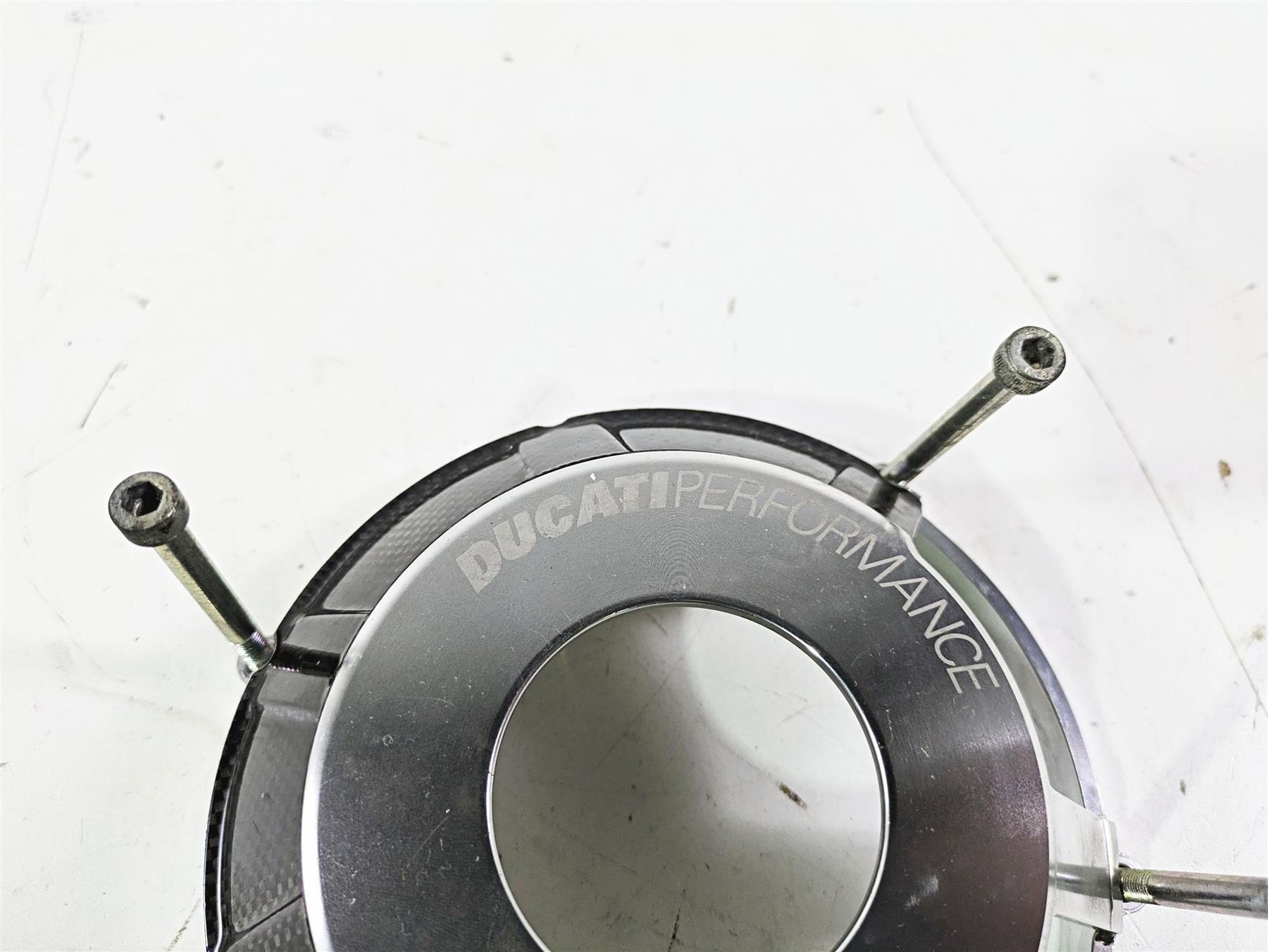 2008 Ducati SBK 1098 S Performance Aluminum Carbon Fiber Clutch Cover 969943AAA {{ shop.shopifyCountryName }} - Mototech271