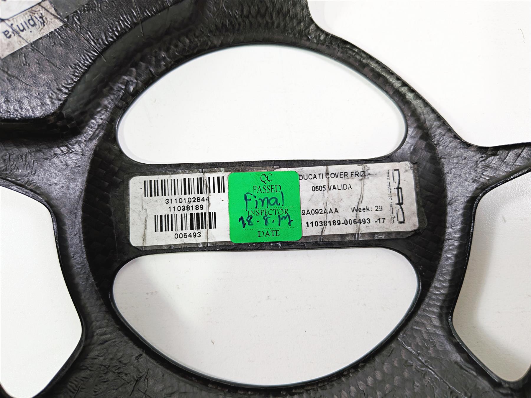 2011 Ducati Streetfighter 1098 S Performance Carbon Clutch Cover Read 969A062AAA {{ shop.shopifyCountryName }} - Mototech271