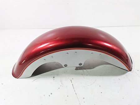 2004 Harley Softail FLSTF Fat Boy Front Fender Sierra Red - Bent 59139-00A {{ shop.shopifyCountryName }} - Mototech271