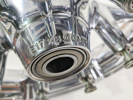 2015 Harley Touring FLTRUSE CVO Road Glide Nice Chrome Slicer Front Wheel Rim 17x3 43300388-Mototech271