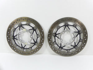 2013 Triumph Street Triple 675R Front Brake Rotor Disc Set 4K T2021440�