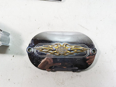 1999 Harley Touring FLHTC Electra Glide Drivetrain Transmission Chrome Covers {{ shop.shopifyCountryName }} - Mototech271