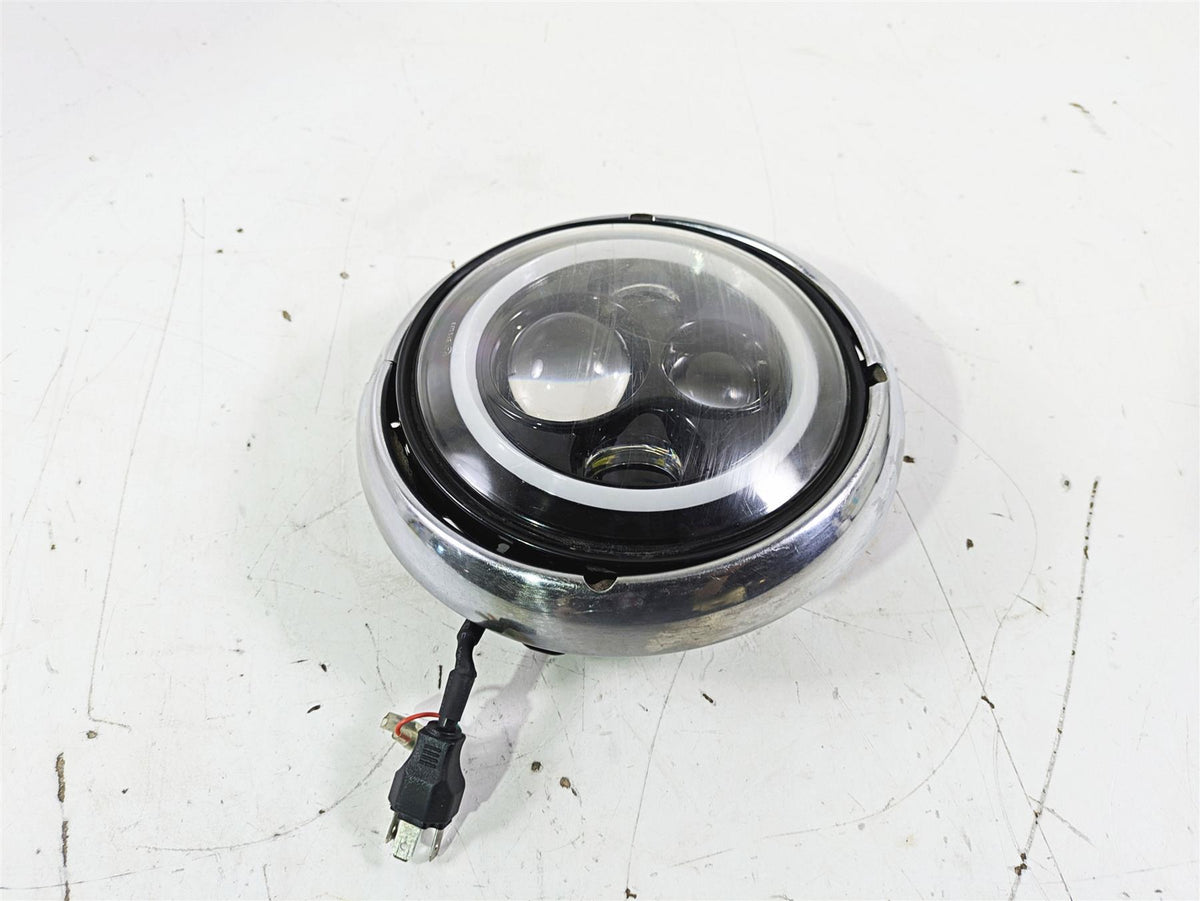 2003 Harley Touring FLHTCUI E-Glide 100th Led Headlight Head Lamp Light {{ shop.shopifyCountryName }} - Mototech271
