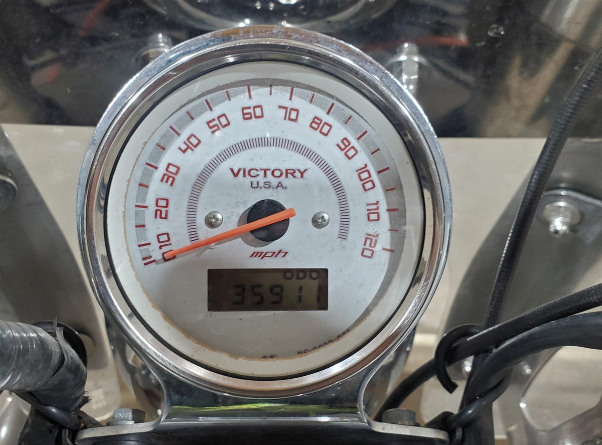 2004 Victory Kingpin Speedometer Gauge Instrument & Mount 35k 3280405 5246295 {{ shop.shopifyCountryName }} - Mototech271