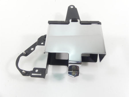 2002 Triumph Bonneville America Battery Box & Chrome Cover Lid Holder A9750011 {{ shop.shopifyCountryName }} - Mototech271