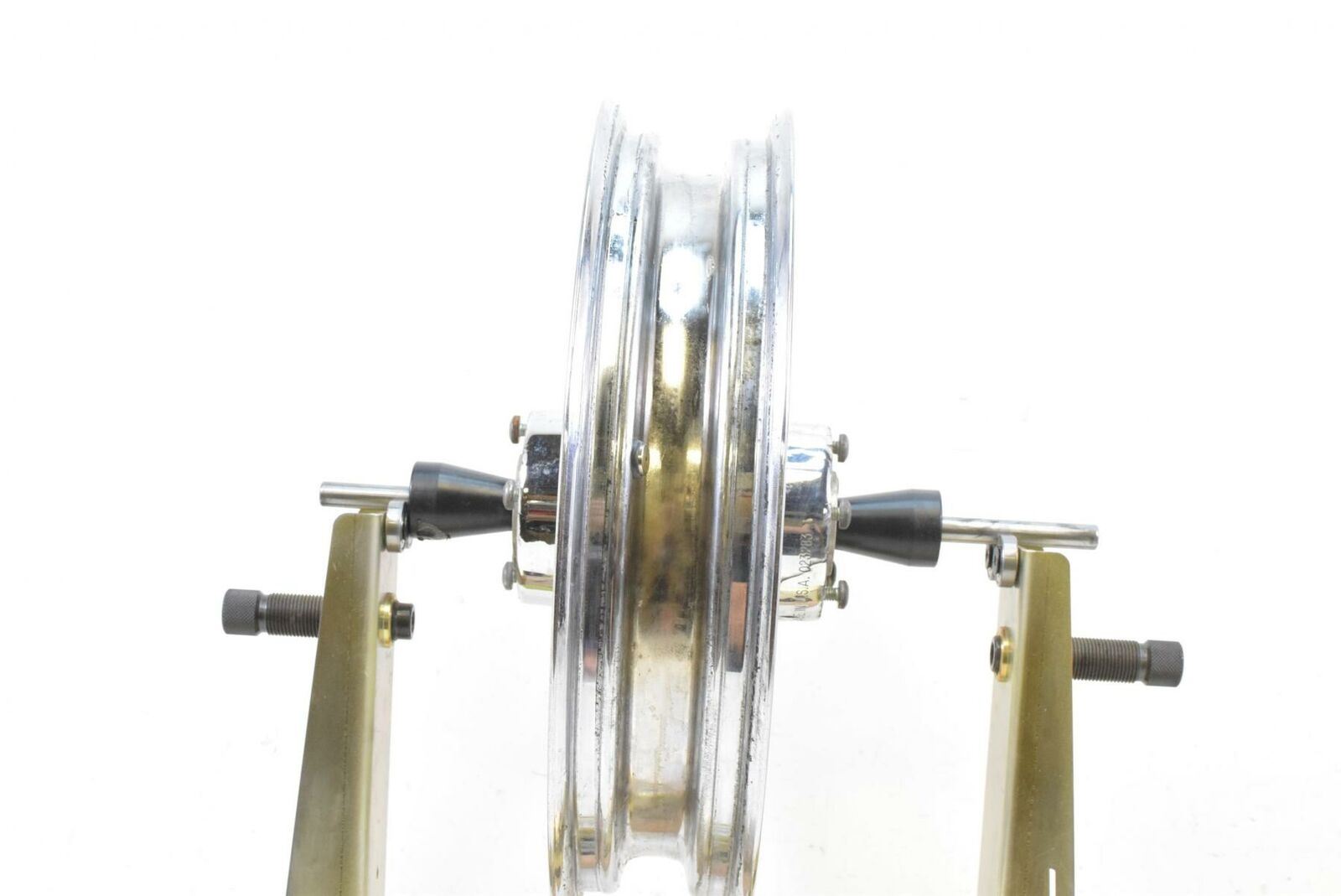 2004 Harley FLHTCSE CVO Electra Glide Front Wheel Rim Straight 16x3 43478-04 {{ shop.shopifyCountryName }} - Mototech271