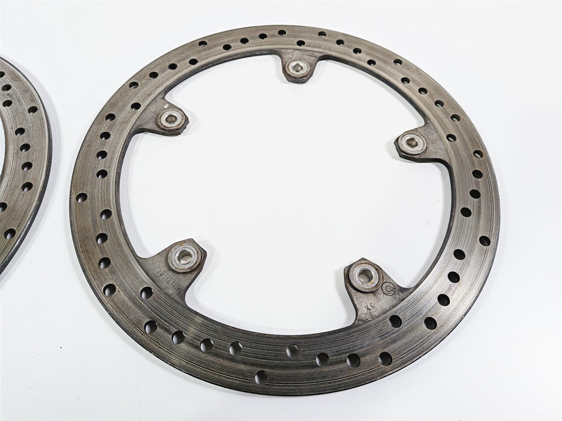 2014 BMW S1000RR K46 Straight Front Brake Rotor Disc Set 320mm 34117723493 {{ shop.shopifyCountryName }} - Mototech271