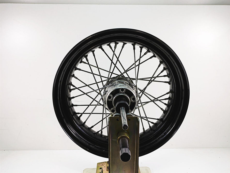 Harley Davidson Dyna Black 17x4.5 Spoke Wheel Rim 25mm Bearing 41430-09A {{ shop.shopifyCountryName }} - Mototech271