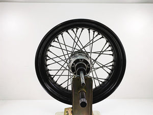 Harley Davidson Dyna Black 17x4.5 Spoke Wheel Rim 25mm Bearing 41430-09A