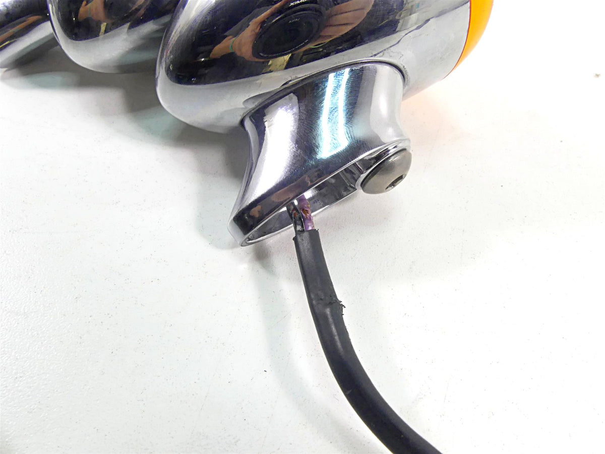 2010 Harley FXDF Dyna Fat Bob Rear Chrome Blinker Turn Signal Set 68977-00 {{ shop.shopifyCountryName }} - Mototech271