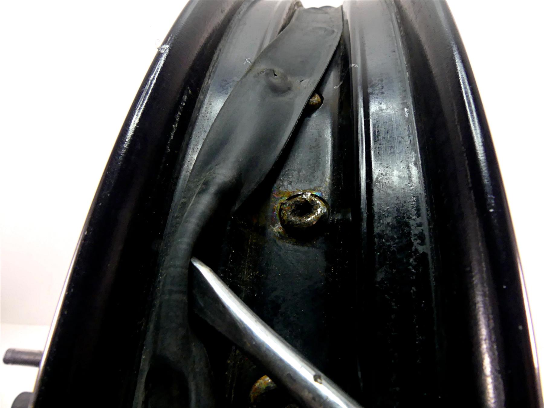 2011 Harley Softail FXS Blackline Straight 21x2.15 Front Spoke Wheel 55038-11 {{ shop.shopifyCountryName }} - Mototech271