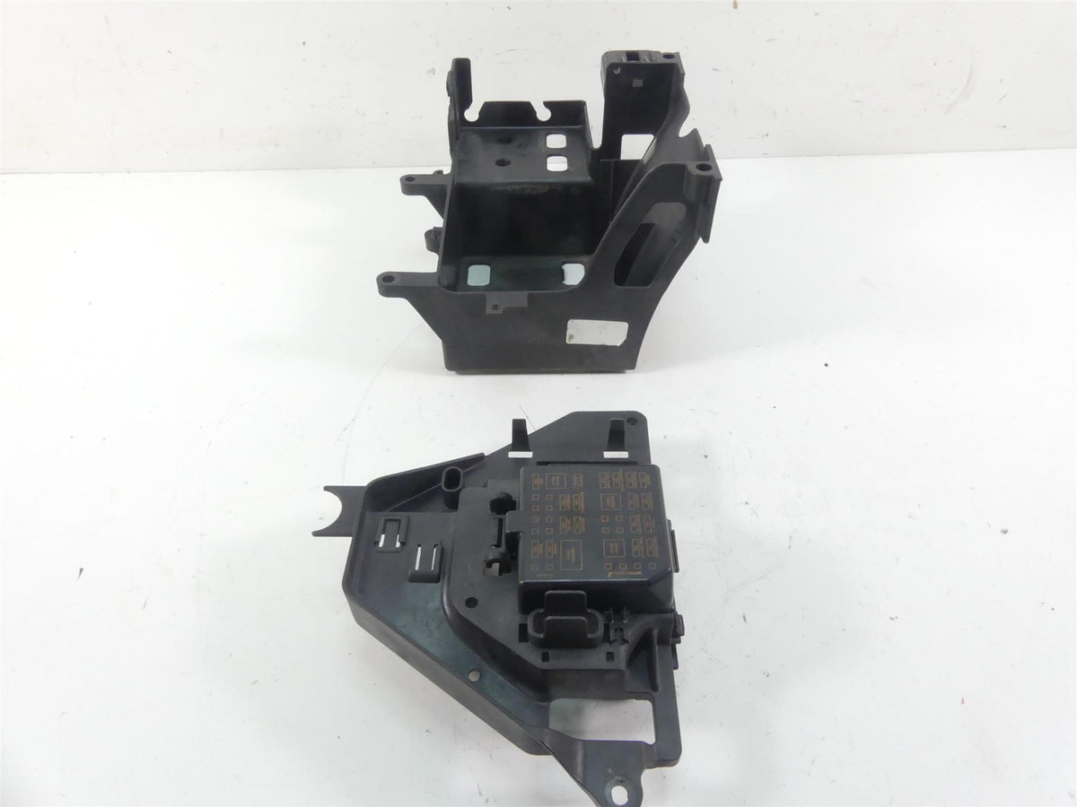 2012 Harley Touring FLHTP Electra Glide Battery Tray Electric Holders 66281-09B {{ shop.shopifyCountryName }} - Mototech271