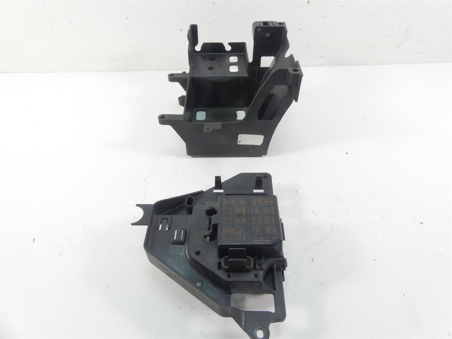 2012 Harley Touring FLHTP Electra Glide Battery Tray Electric Holders 66281-09B {{ shop.shopifyCountryName }} - Mototech271