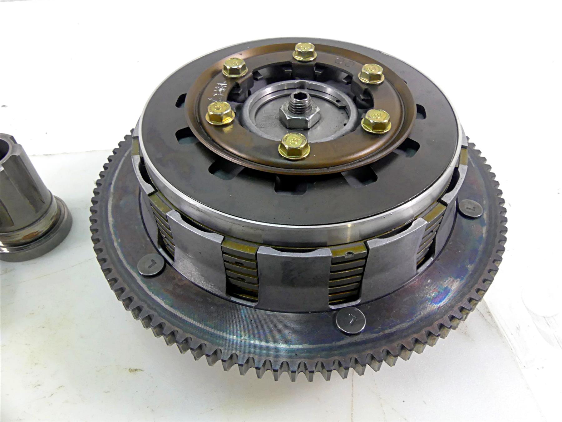 2002 Harley Touring FLHTC Electra Glide Primary Drive Clutch -Read 37802-98B {{ shop.shopifyCountryName }} - Mototech271