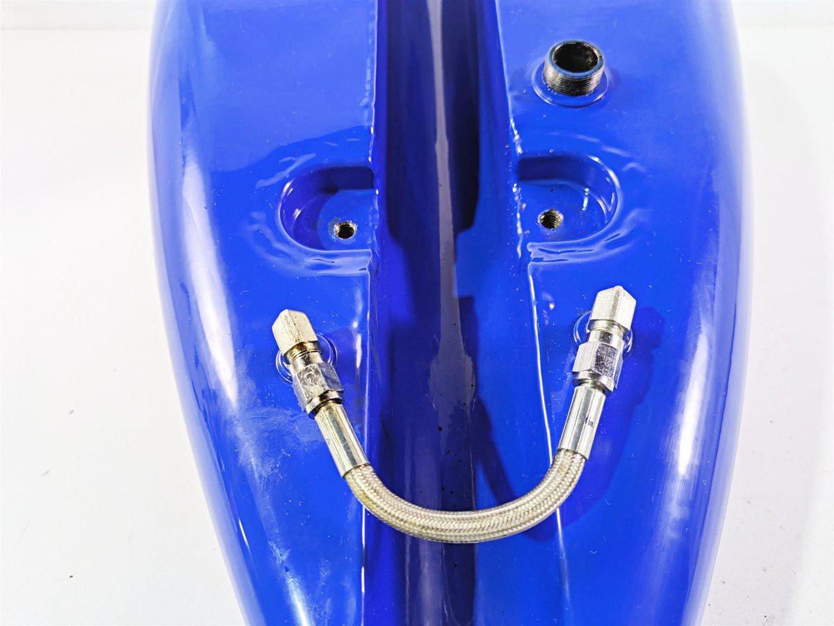 2008 Ultima Motorcycles Fat Bastard Blue Fuel Gas Petrol Tank & Petcock {{ shop.shopifyCountryName }} - Mototech271