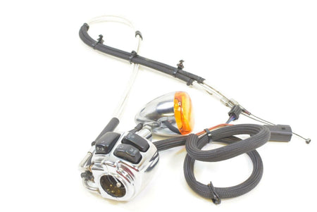 2009 Harley FXDFSE CVO Dyna Fat Bob Right Control Switch Blinker Throttl 71684-0 {{ shop.shopifyCountryName }} - Mototech271