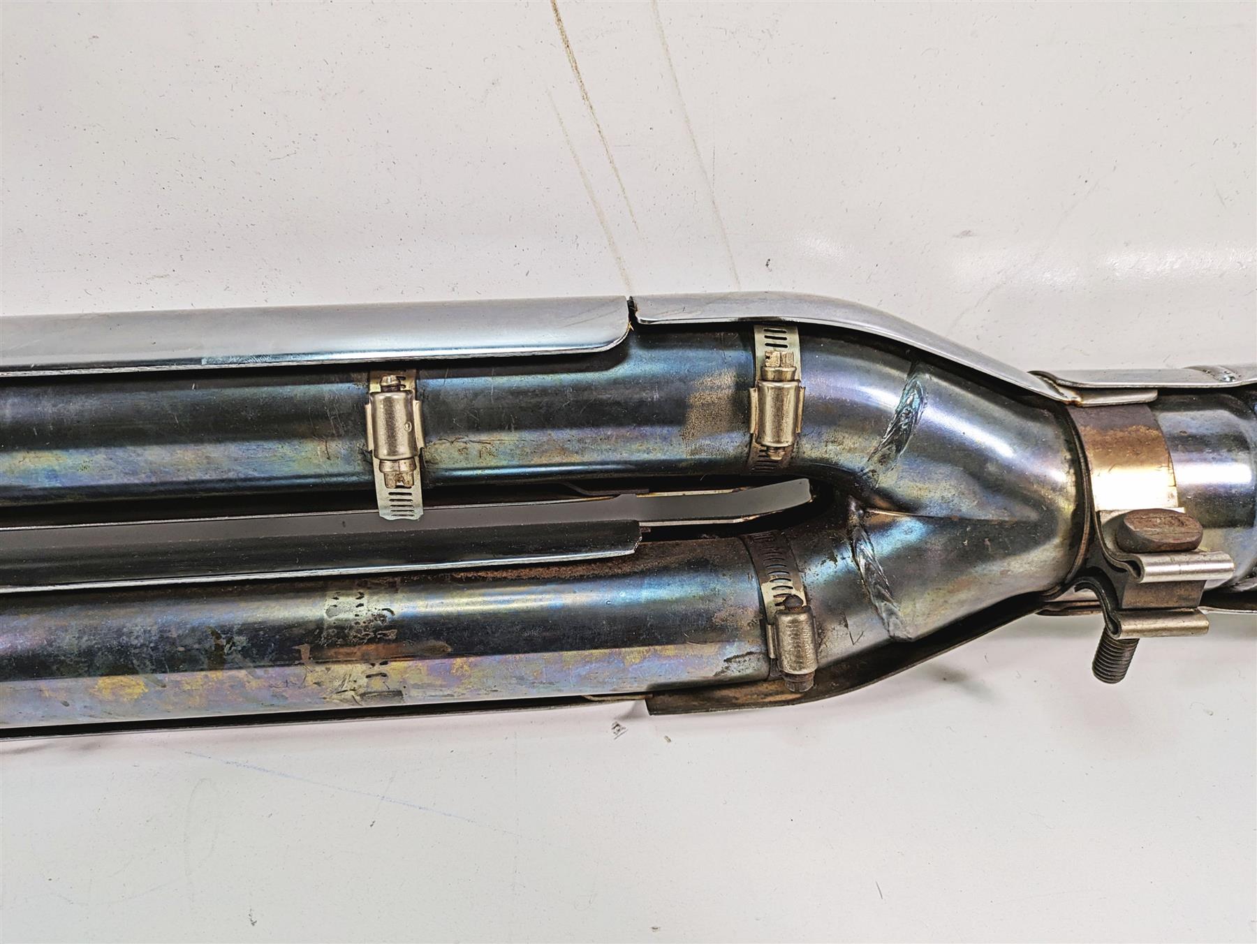 2008 Harley FLHTCU Electra Glide Vance Hines Pro Pipe 2 into 1 Exhaust Set 17557 {{ shop.shopifyCountryName }} - Mototech271