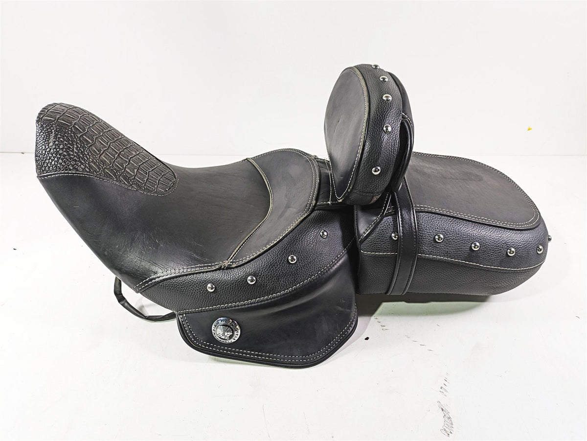 2018 Indian Chieftain Dark Horse Heated Seat Studded Crocodile Tip 2686580 {{ shop.shopifyCountryName }} - Mototech271