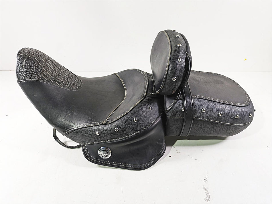 2018 Indian Chieftain Dark Horse Heated Seat Studded Crocodile Tip 2686580 {{ shop.shopifyCountryName }} - Mototech271