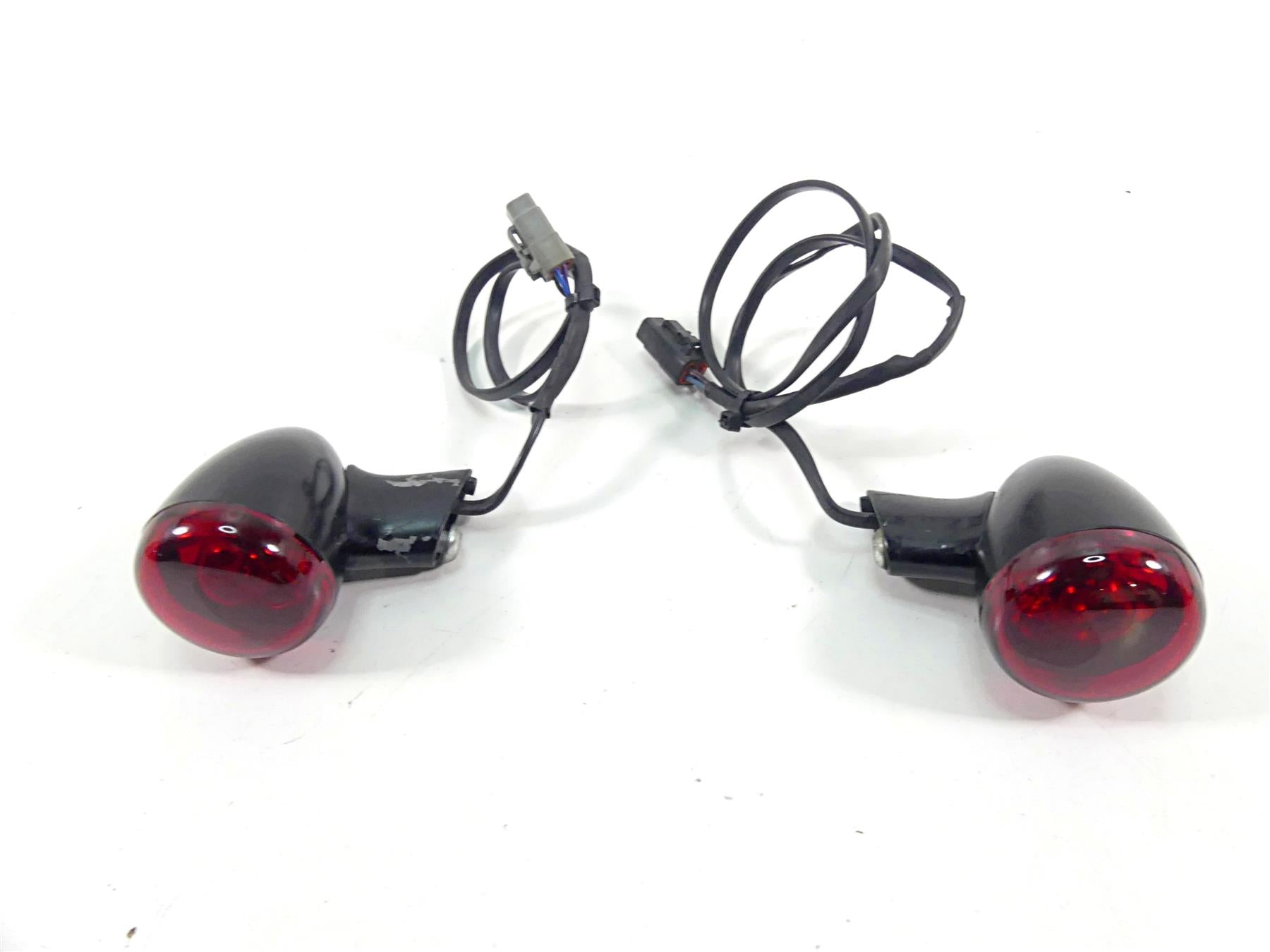 2011 Harley Softail FXS Blackline Rear Blinker Turn Signal Set 73408-11