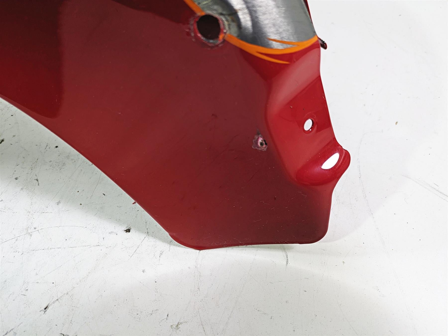 2005 Harley Softail FLSTFSE CVO Fat Boy Rear Fender Electric Cherry 59631-05 {{ shop.shopifyCountryName }} - Mototech271