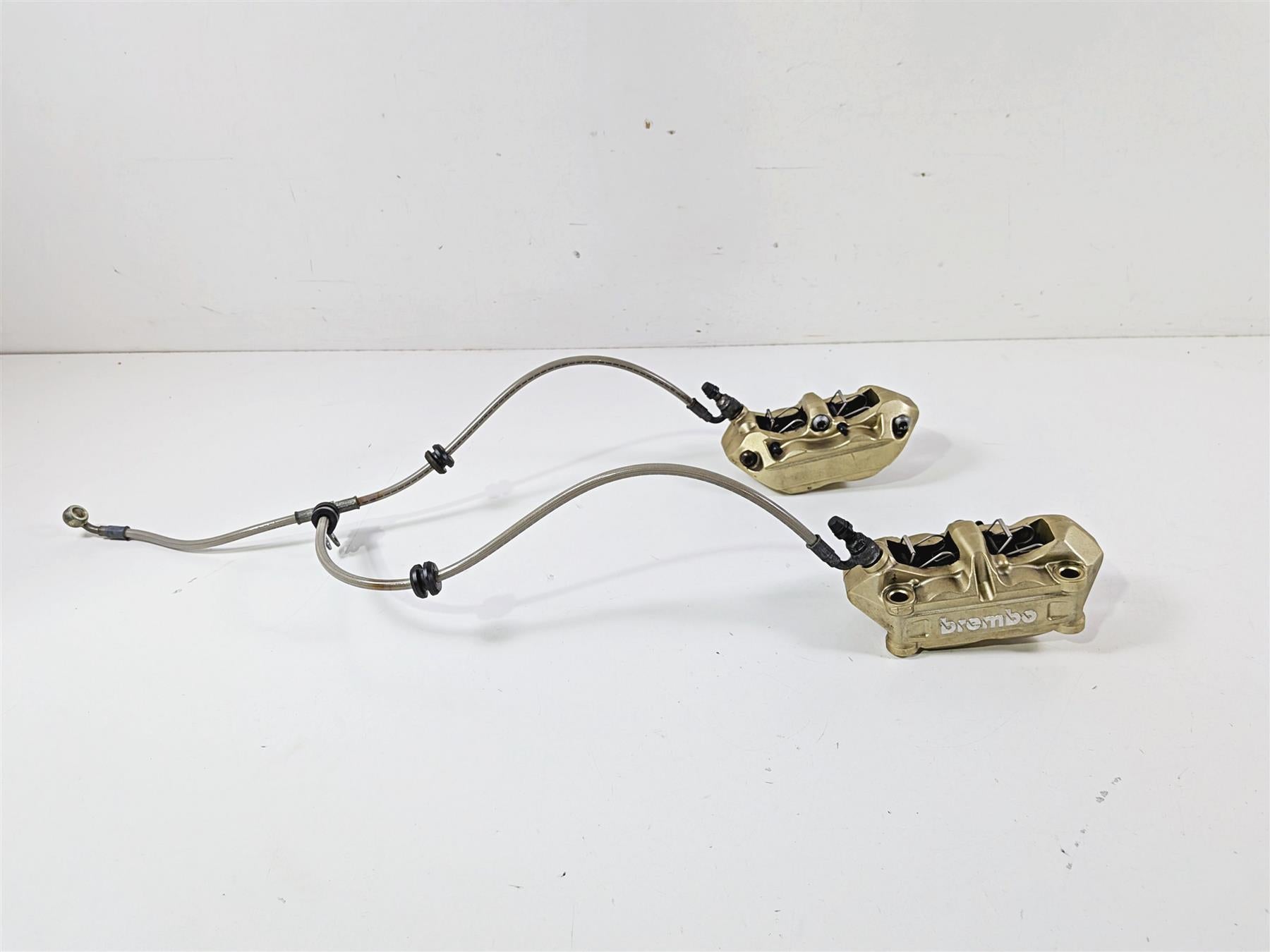 2008 Aprilia RSVR 1000 Factory Front Brembo Brake Caliper Golden 100mm AP8133590 {{ shop.shopifyCountryName }} - Mototech271