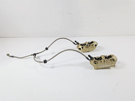 2008 Aprilia RSVR 1000 Factory Front Brembo Brake Caliper Golden 100mm AP8133590 {{ shop.shopifyCountryName }} - Mototech271