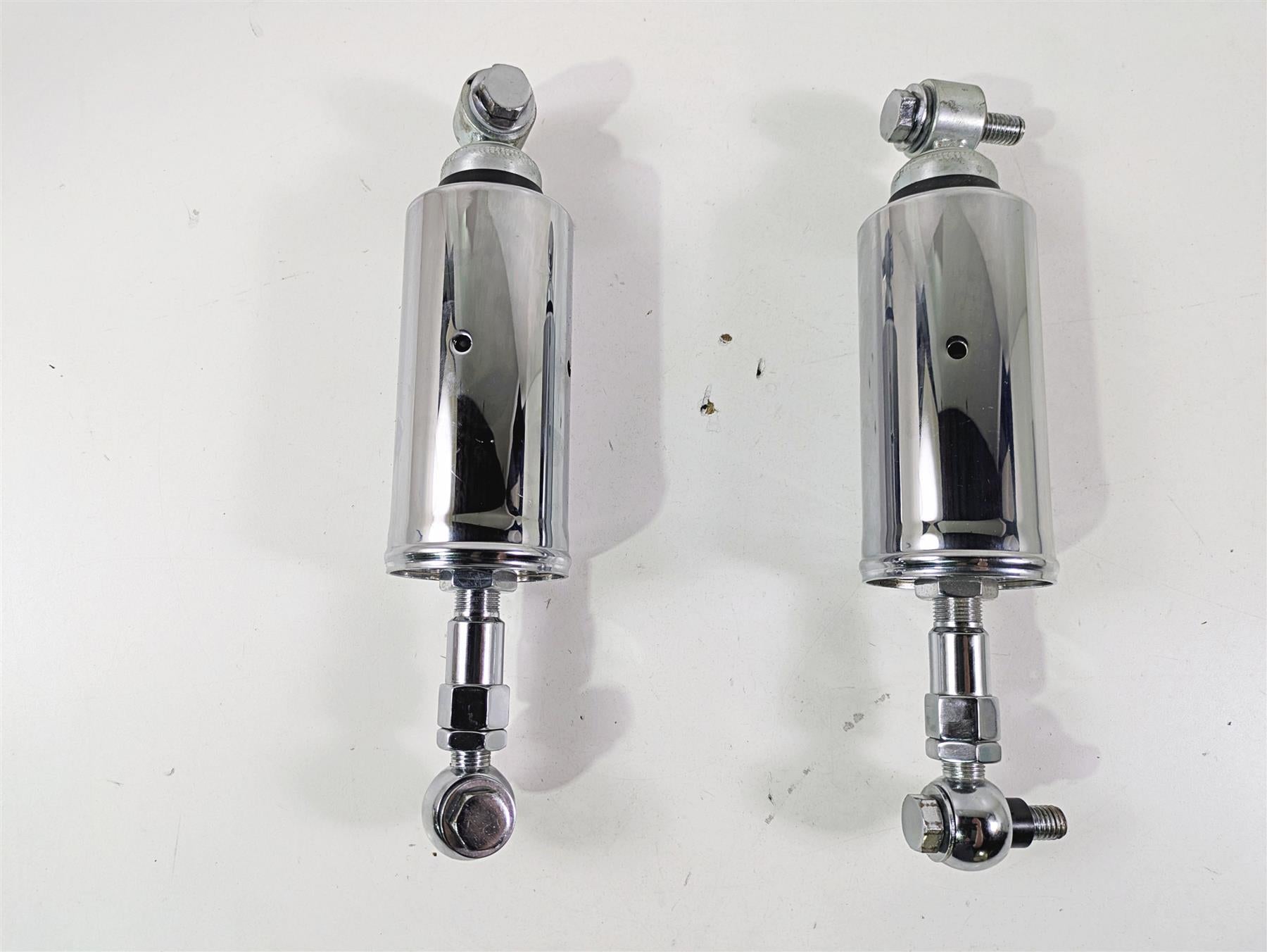 2008 Ultima Motorcycles Fat Bastard Chrome Adjustable Rear Shock Damper Set {{ shop.shopifyCountryName }} - Mototech271