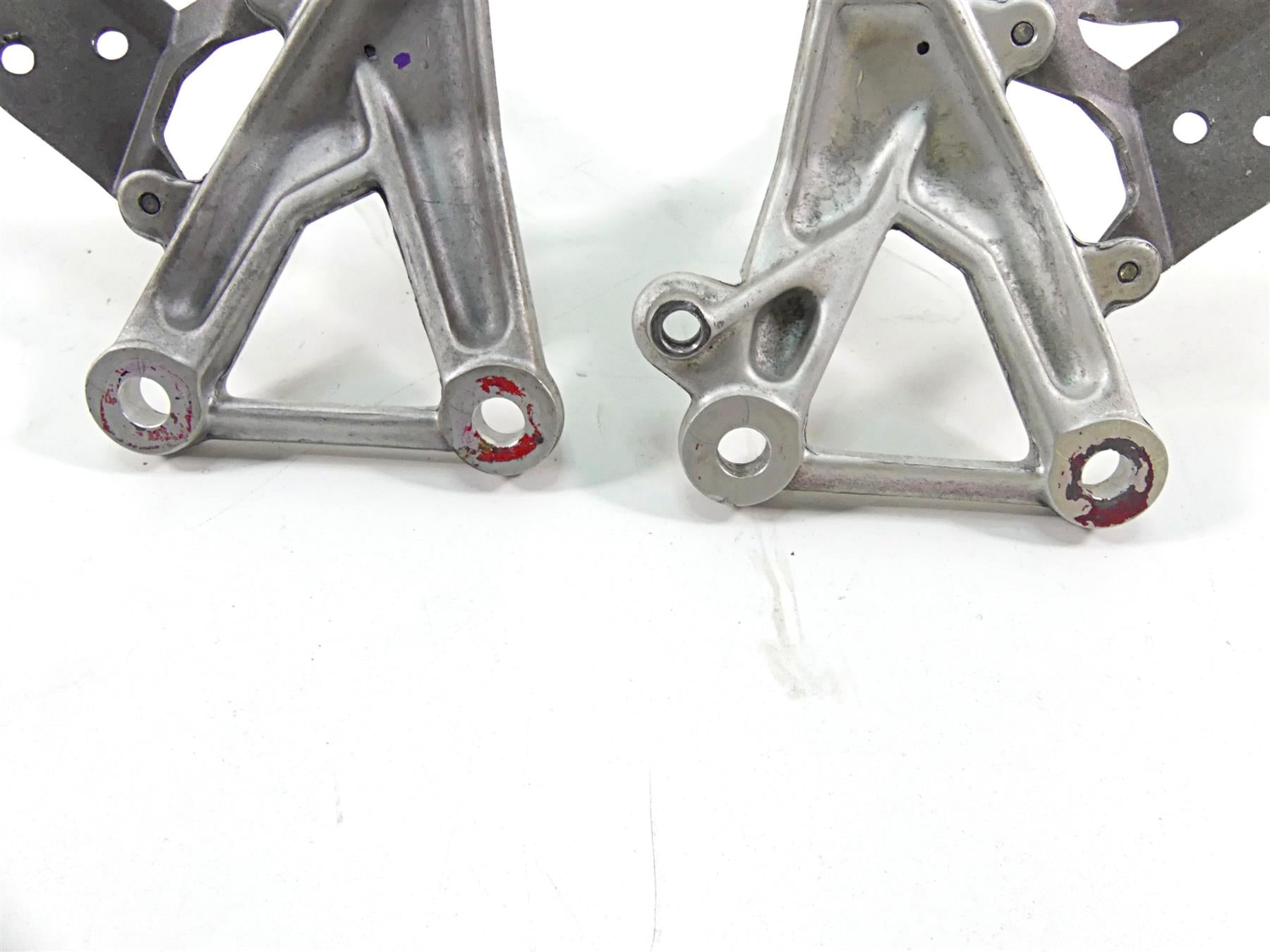 2008 Ducati 848 SBK Left Right Front Footpeg Foot Peg Set 82411231A 82411221A {{ shop.shopifyCountryName }} - Mototech271