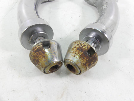 2002 Harley Softail FXSTDI Deuce Handlebar Handle Bar Riser Holder Set 56135-00A {{ shop.shopifyCountryName }} - Mototech271