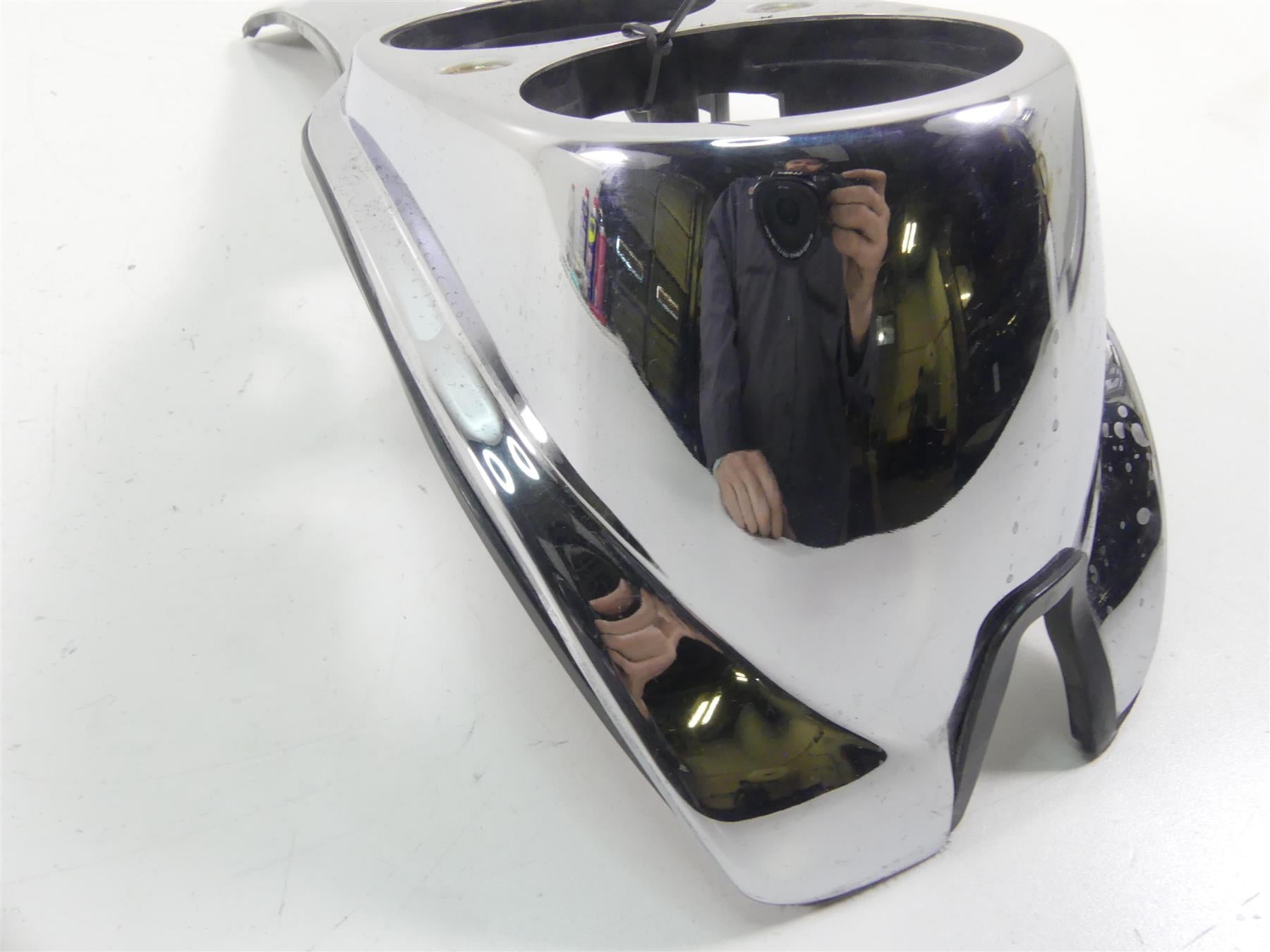 2005 Harley Dyna FXDLI Low Rider Chrome Dual Gauges Tank Cover Panel 61695-05 {{ shop.shopifyCountryName }} - Mototech271