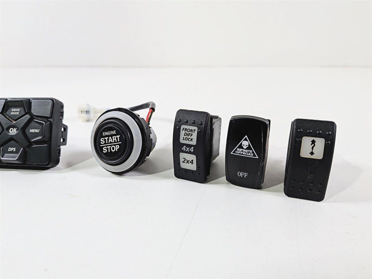 2022 Can Am Maverick X3 XRC Turbo RR 72" Start Stop Light Mode Switch Set 710006059-Mototech271