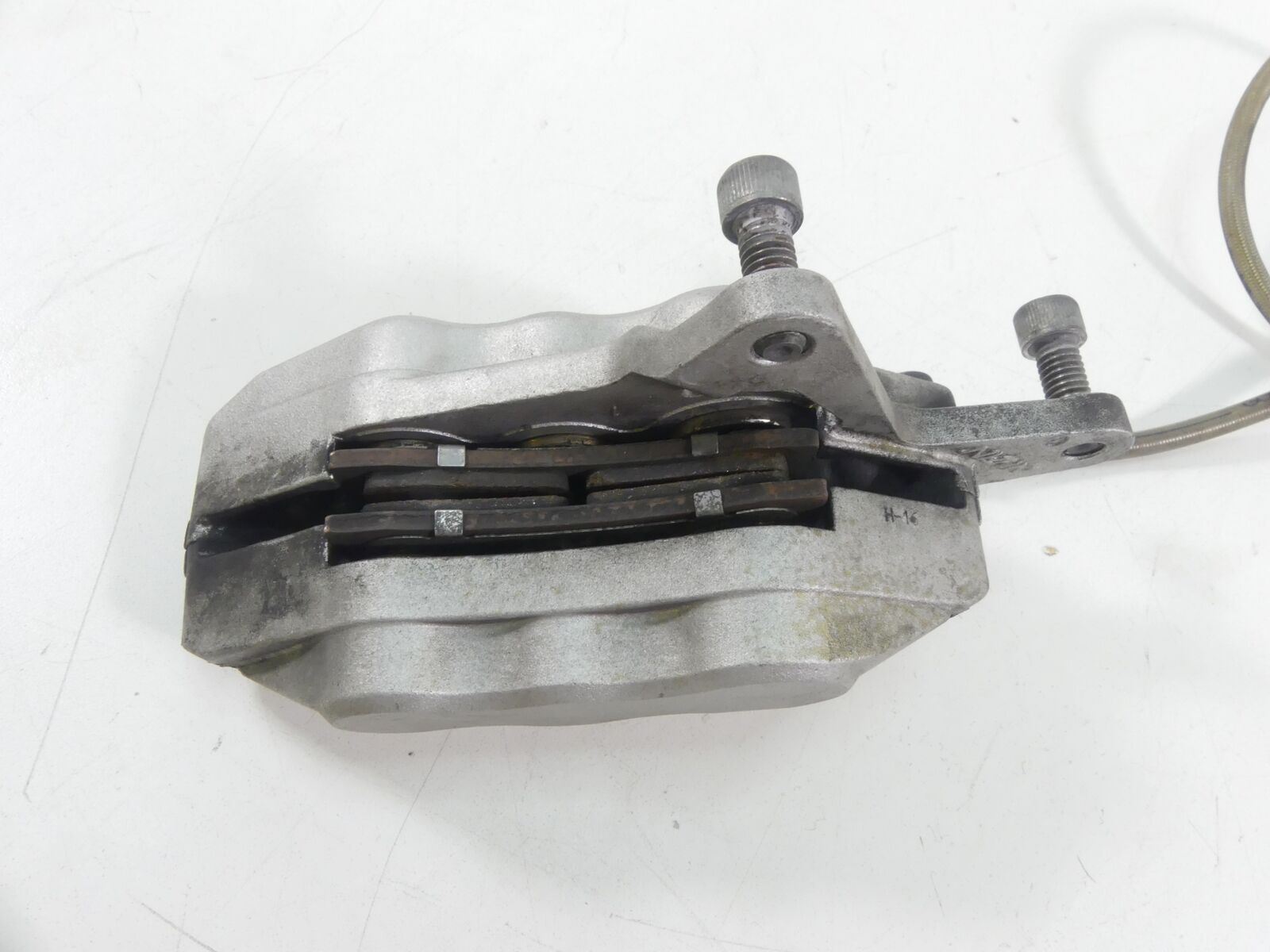 1999 Buell X1 Lightning Nissin 6 Piston Front Brake Caliper + Line H0110.FA {{ shop.shopifyCountryName }} - Mototech271