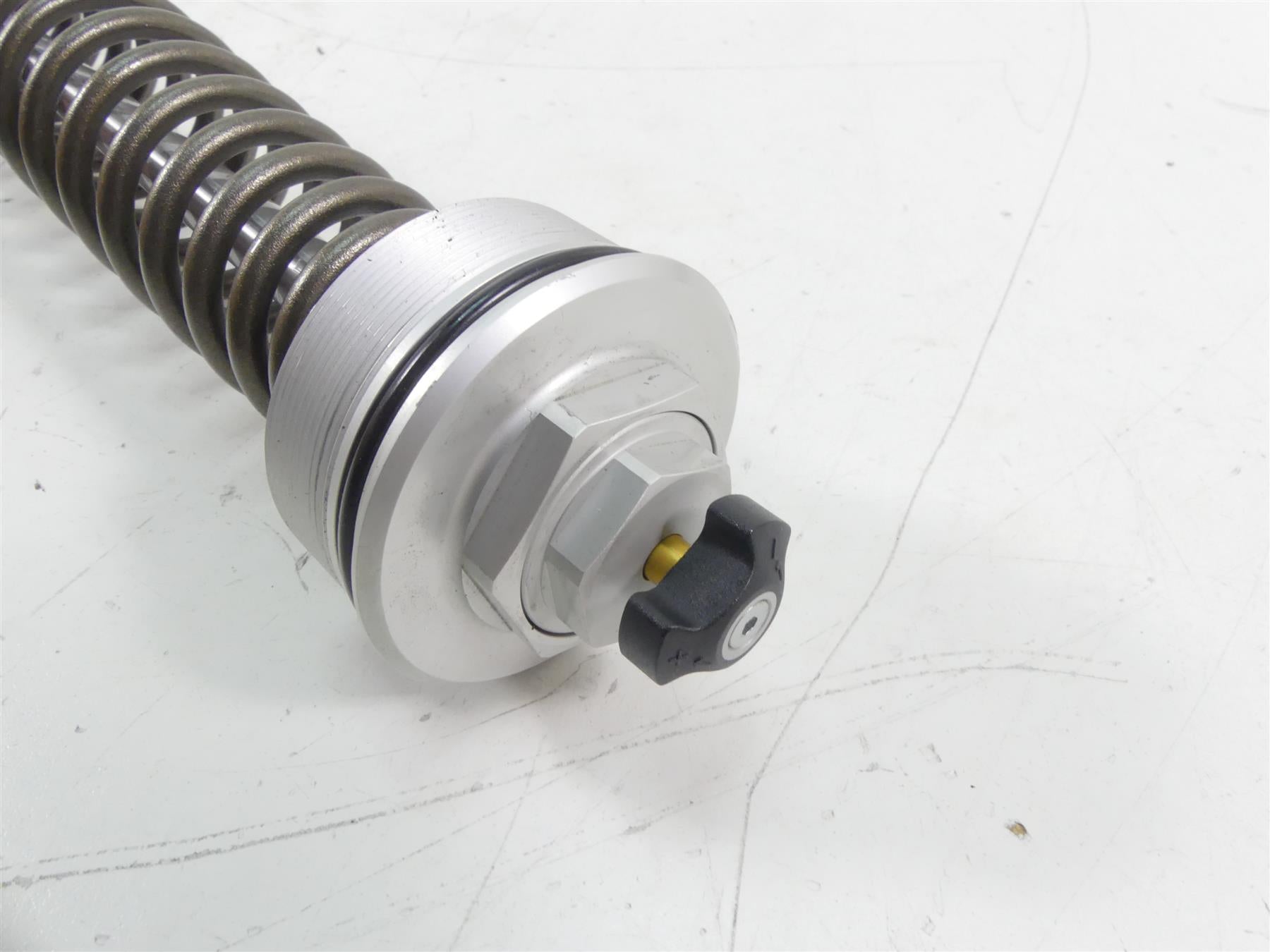 2015 Ducati Diavel Carbon Red Left Front Shock Internals + Outer Tube 34520841A {{ shop.shopifyCountryName }} - Mototech271