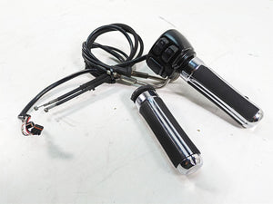 2012 Harley FLD Dyna Switchback Right Control Switch Throttle Grip Set 72948-12 | Mototech271