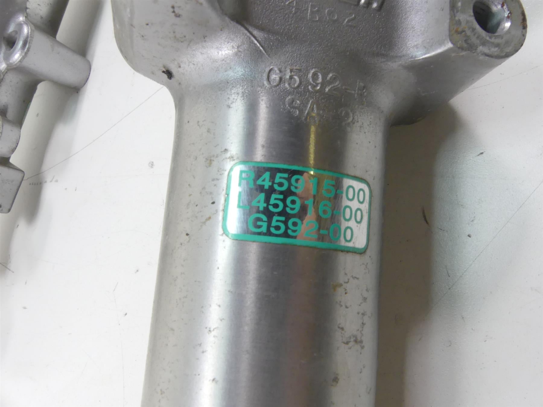 2004 Harley Softail FLSTFI Fat Boy Straight Front Fork Leg 41mm Set 45915-00 {{ shop.shopifyCountryName }} - Mototech271