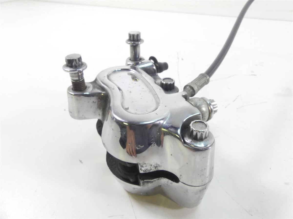 2009 Harley FXDL Dyna Low Rider Front Chrome Pitted Brake Caliper 44046-08 {{ shop.shopifyCountryName }} - Mototech271
