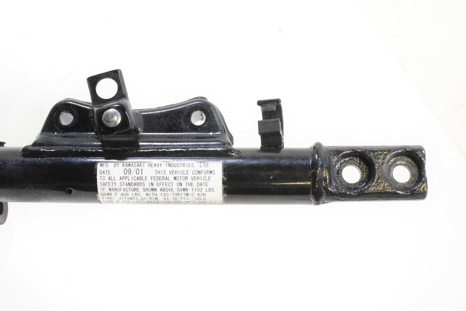 2002 Kawasaki Vulcan 1500 Mean Streak Right Frame Downtube Mount Rail 31064-1256 {{ shop.shopifyCountryName }} - Mototech271