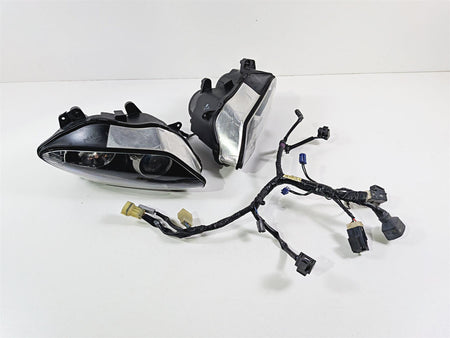 2008 Yamaha YZF R1 RN19 Nice Headlight Head Lamp Set & Wiring 4C8-84303-40-00 {{ shop.shopifyCountryName }} - Mototech271