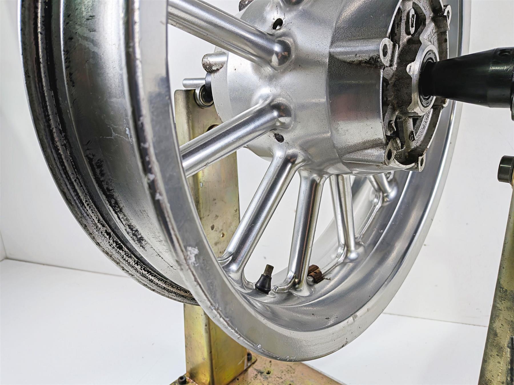 2008 Yamaha XV1900 Roadliner S Straight 18x4 Front Wheel Rim 1D7-25168-10-P0 {{ shop.shopifyCountryName }} - Mototech271