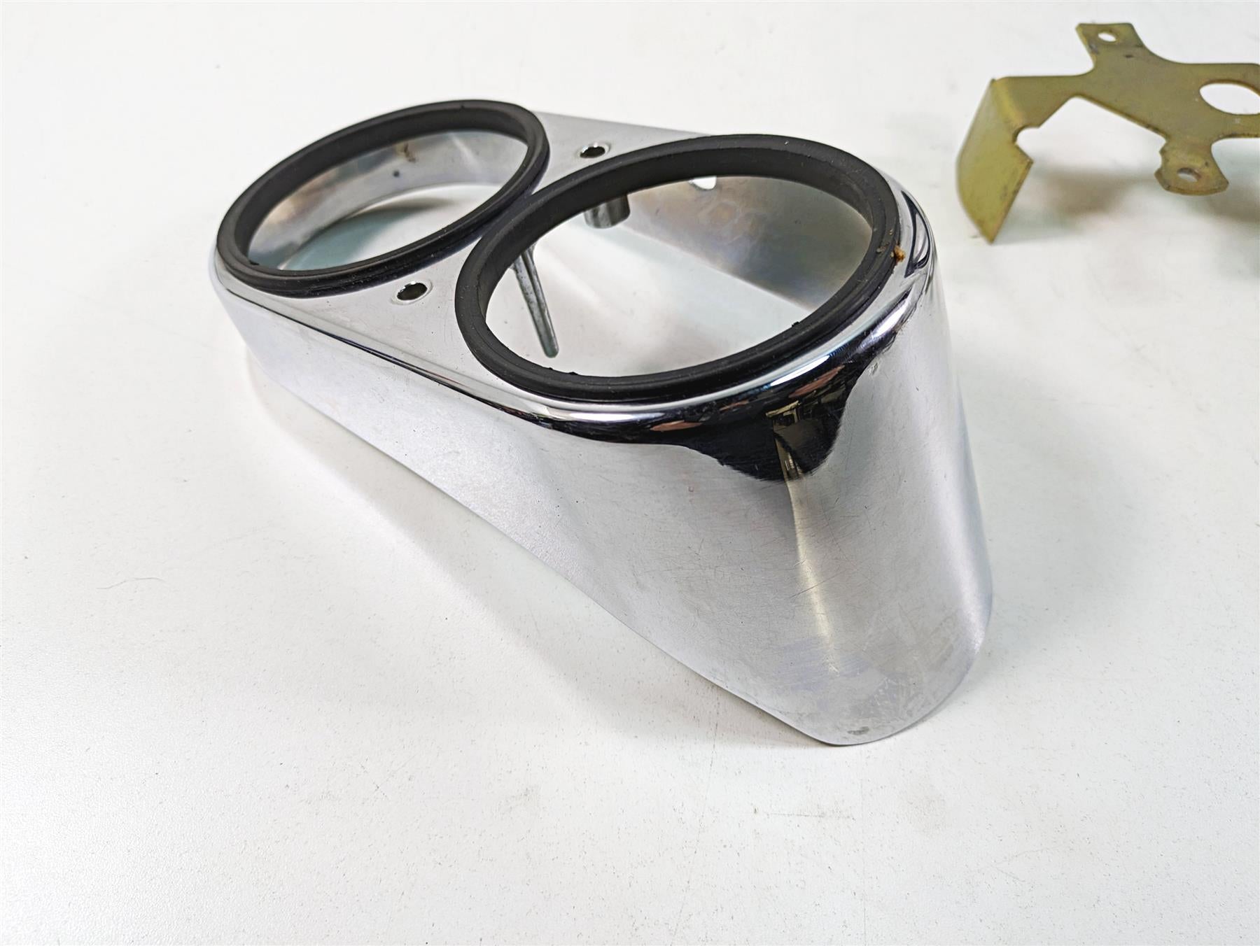 2000 Harley Dyna FXDL Low Rider Chrome Gauges Speedo Tacho Housing 67185-95 {{ shop.shopifyCountryName }} - Mototech271