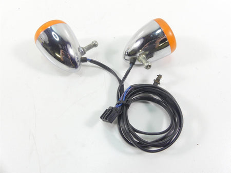 2006 Harley Sportster XL1200 Custom Front Turn Signal Blinker Set 68972-00 {{ shop.shopifyCountryName }} - Mototech271
