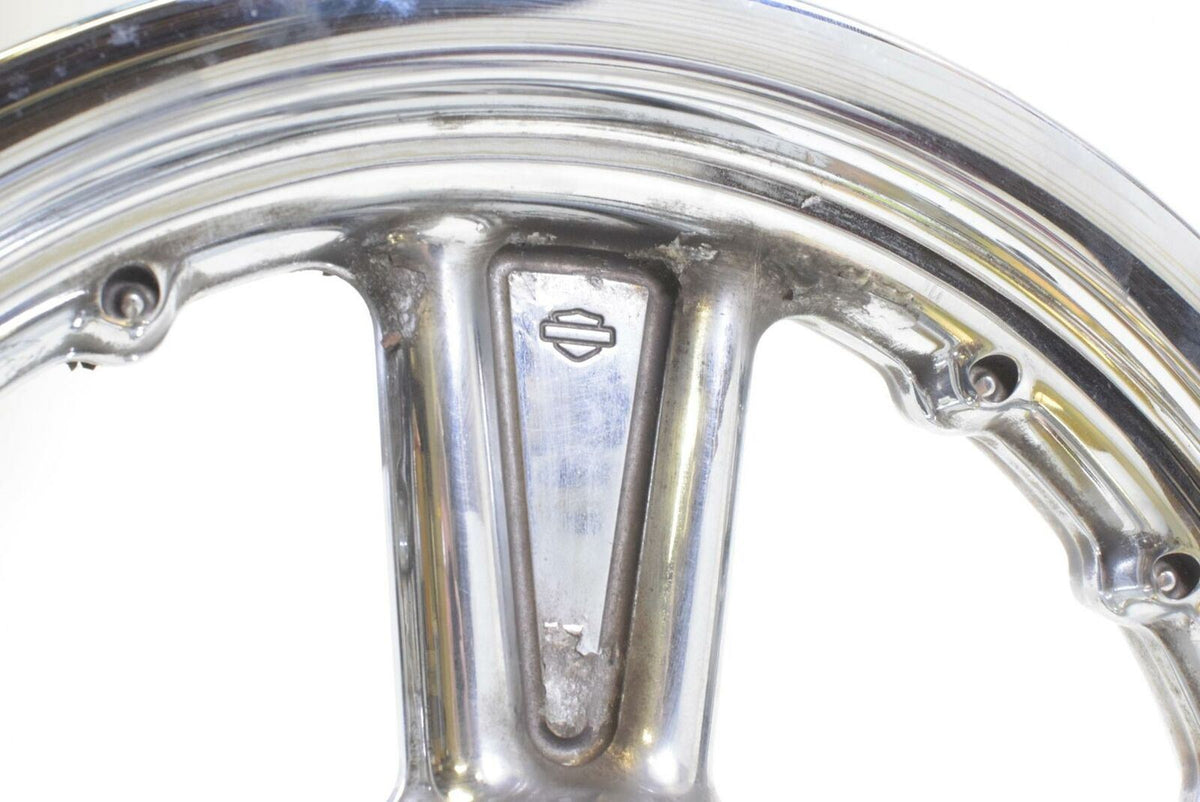 2004 Harley FLHTCSE CVO Electra Glide Front Wheel Rim Straight 16x3 43478-04 {{ shop.shopifyCountryName }} - Mototech271