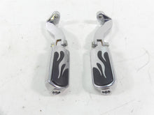 Load image into Gallery viewer, 2014 Harley Touring FLHX Street Glide Rear Passenger Footpeg Flame Set 50312-03 | Mototech271
