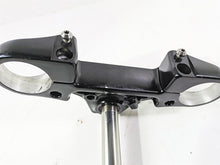 Load image into Gallery viewer, 2010 Harley VRSCF Muscle Rod Black Upper Lower Triple Tree Clamp Set 46892-09A
